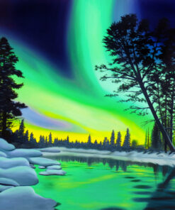 Aurora boreal, Murmansk (Rusia)