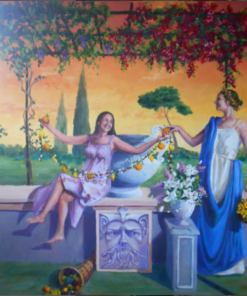 Flora y Pomona en el Jardín de la Fertilidad