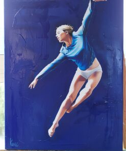 Bailarina en azul